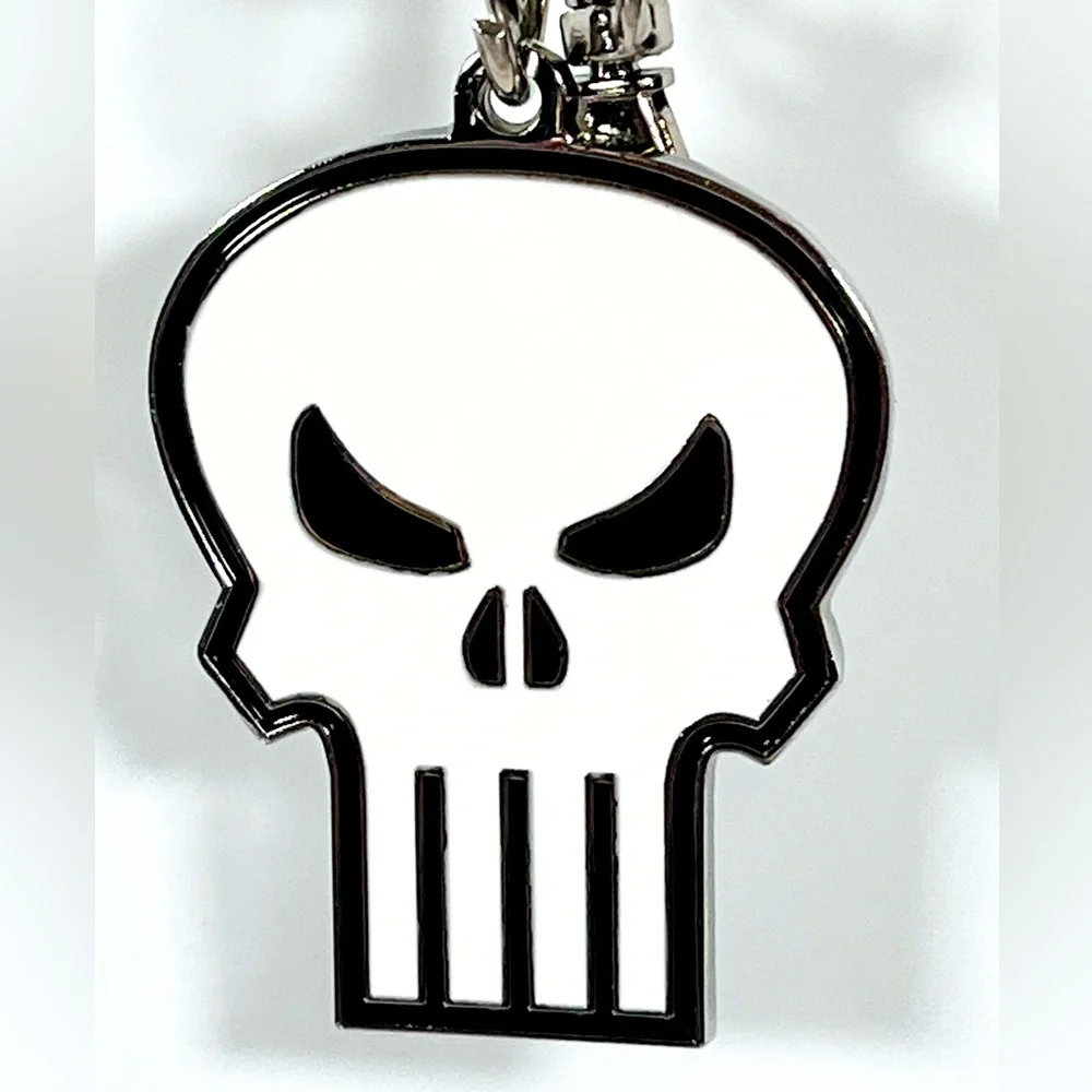 Marvel Punisher Skull Keychain/Bag Charm - Picture 2 of 7